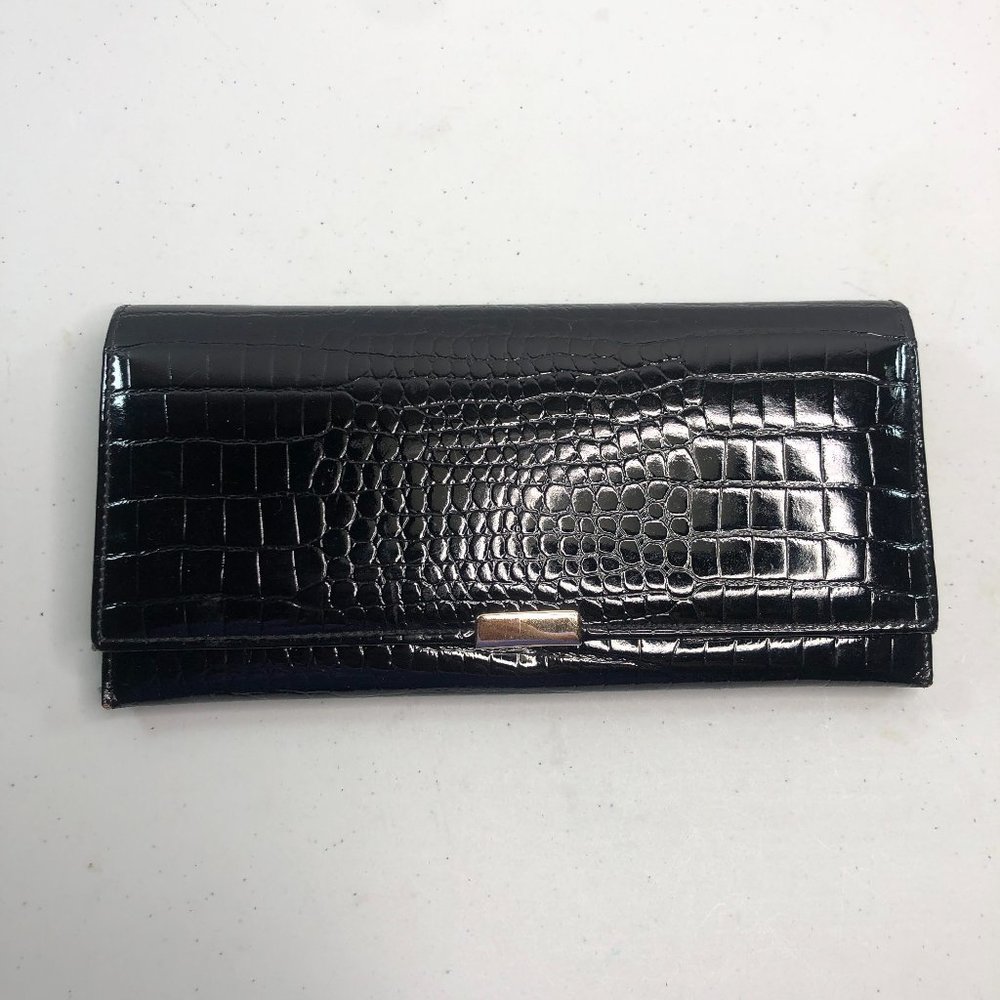 Vintage Croc Leather Wallet